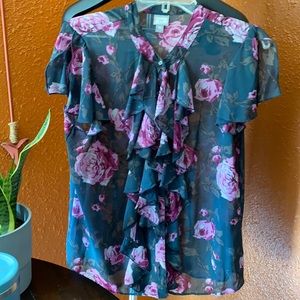 Converse Floral Blouse